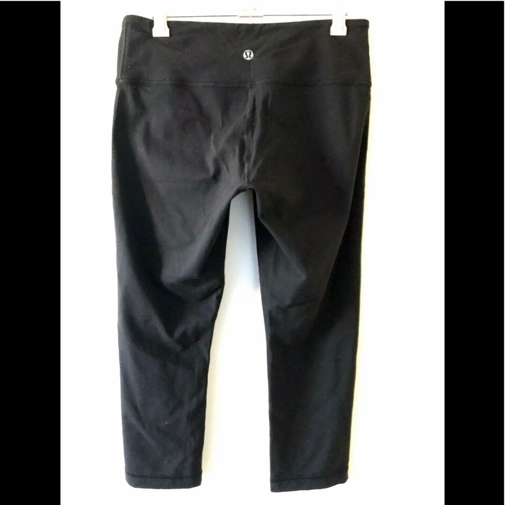 Lululemon Wunder Under Crop Black 2